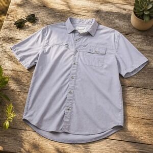 Duck Camp Original Wingshooting Short Sleeve Hunting Shirt - Gray - Size XL